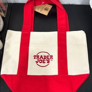 Trader Joe's Red mini Tote Bag